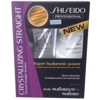 Shiseido Crystallizing Straight ครีมยืดผมชิเชโด้ สำหรับผมแข็งแรงมาก สูตร EX (400มล.*2) Shiseido Crystallizing Straight ครีมยืดผมชิเชโด้ สำหรับผมแข็งแรงมาก สูตร EX (400มล.*2)