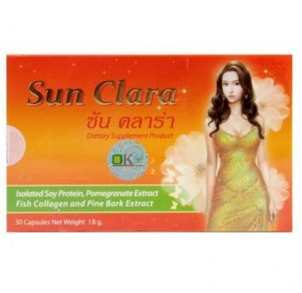Sun Clara ซัน คลาร่า กล่องส้ม30แคปซูล (1กล่อง) Sun Clara ซัน คลาร่า กล่องส้ม30แคปซูล (1กล่อง)