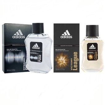 Adidas Victory League For men 100ml. +Adidas Dynamic Pulse Cologne for Men 100 ml พร้อมกล่อง Adidas Victory League For men 100ml. +Adidas Dynamic Pulse Cologne for Men 100 ml พร้อมกล่อง