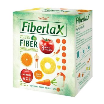 Verena Fiberlax ไฟเบอร์แล็กซ์ ล้างสารพิษในลำไส้ กระตุ้นระบบขับถ่าย (10 ซอง x 1 กล่อง) Verena Fiberlax ไฟเบอร์แล็กซ์ ล้างสารพิษในลำไส้ กระตุ้นระบบขับถ่าย (10 ซอง x 1 กล่อง)