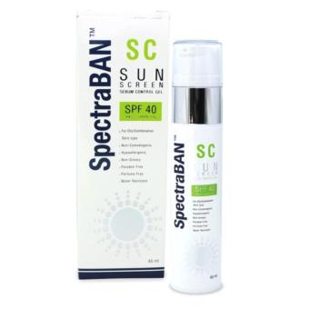 SpectraBan Sun Screen SPF40 PA+++ 45 ml.ป้องกันแสงแดดทั้งผิวหน้าและผิวกาย ปราศจากแอลกฮอล์x 1กล่อง SpectraBan Sun Screen SPF40 PA+++ 45 ml.ป้องกันแสงแดดทั้งผิวหน้าและผิวกาย ปราศจากแอลกฮอล์x 1กล่อง