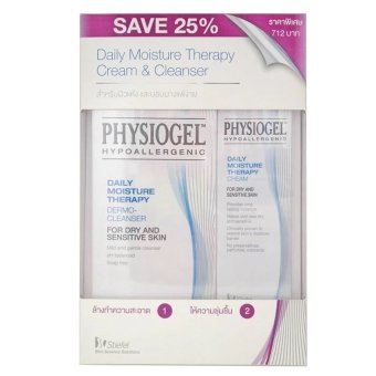 Physiogel Daily Moisture Therapy Dermo-Cleanser 150ml + Cream 75ml 1 กล่อง Physiogel Daily Moisture Therapy Dermo-Cleanser 150ml + Cream 75ml 1 กล่อง