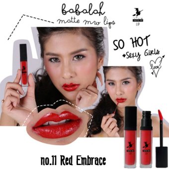 Babalah Matte Me Lips ลิปสติก ลิปแมท ลิปครีม เบอร์ 11 (Red Embrace) Babalah Matte Me Lips ลิปสติก ลิปแมท ลิปครีม เบอร์ 11 (Red Embrace)