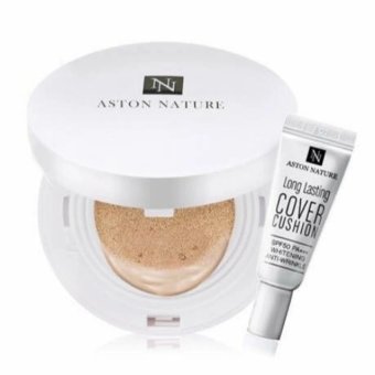 Aston Nature Long Lasting Cover Cushion SPF50 PA+++ No. 23 (ผิวสองสี ผิวแห้ง) Aston Nature Long Lasting Cover Cushion SPF50 PA+++ No. 23 (ผิวสองสี ผิวแห้ง)