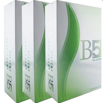 B5 slim อาหารเสริมลดน้ำหนัก กระชับสัดส่วน 30 แคปซูล (3 กล่อง) B5 slim อาหารเสริมลดน้ำหนัก กระชับสัดส่วน 30 แคปซูล (3 กล่อง)