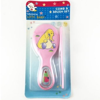 Litty Baby Hair Brush แปีงผมเด็กอ่อน (Pink) Litty Baby Hair Brush แปีงผมเด็กอ่อน (Pink)