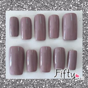 FIFTY NAIL เล็บปลอมสำเร็จรูป งานเจล (สีนู้ด) FIFTY NAIL เล็บปลอมสำเร็จรูป งานเจล (สีนู้ด)
