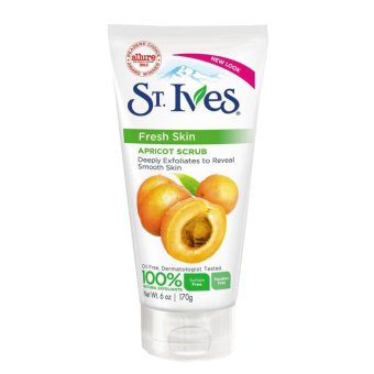 ST. Ives Apricot Scrub Fresh Skin Apricot Scrub Invigoration สครับผิวหน้า 170g (1 หลอด) ST. Ives Apricot Scrub Fresh Skin Apricot Scrub Invigoration สครับผิวหน้า 170g (1 หลอด)