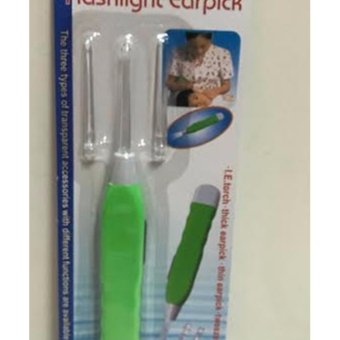 ไม้แคะหูพร้อมไฟในตัว 3 in 1 Flashlight Earpick green (สีเขียว) ไม้แคะหูพร้อมไฟในตัว 3 in 1 Flashlight Earpick green (สีเขียว)