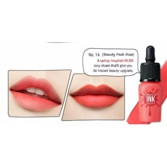 Peripera Peri's Ink Velvet #14 Beauty Peak Rose ลิปแมทกำมะหยี่นุ่มลื่น สีสวยติดทนนานราวกับวิปครีม แทบไม่ต้องทาซ้ำแม้ดื่มน้ำหรือทานอาหาร Peripera Peri's Ink Velvet #14 Beauty Peak Rose ลิปแมทกำมะหยี่นุ่มลื่น สีสวยติดทนนานราวกับวิปครีม แทบไม่ต้องทาซ้ำแม้ดื่มน้ำหรือทานอาหาร