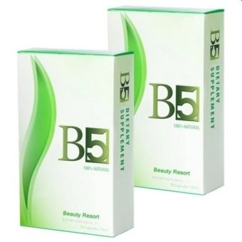 B5 slim อาหารเสริมลดน้ำหนัก กระชับสัดส่วน 30 แคปซูล (2 กล่อง) B5 slim อาหารเสริมลดน้ำหนัก กระชับสัดส่วน 30 แคปซูล (2 กล่อง)