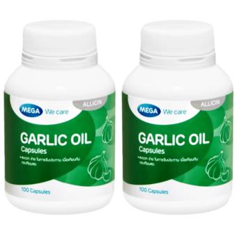 Mega Garlic Oil เมก้า น้ำมันกระเทียม 100 Capsule x 2 Bottle Mega Garlic Oil เมก้า น้ำมันกระเทียม 100 Capsule x 2 Bottle