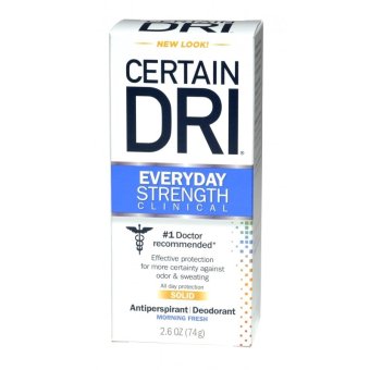 Certain Dri A.M. Solid โรลออนระงับเหงื่อและกลิ่นกายสูตรอ่อนโยนสำหรับทาตอนเช้า 74 g Certain Dri A.M. Solid โรลออนระงับเหงื่อและกลิ่นกายสูตรอ่อนโยนสำหรับทาตอนเช้า 74 g