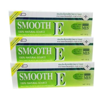 Smooth E Cream สมูทอี ครีม รักษาแผลเป็น บำรุงผิว 100 กรัม (3 หลอด) Smooth E Cream สมูทอี ครีม รักษาแผลเป็น บำรุงผิว 100 กรัม (3 หลอด)
