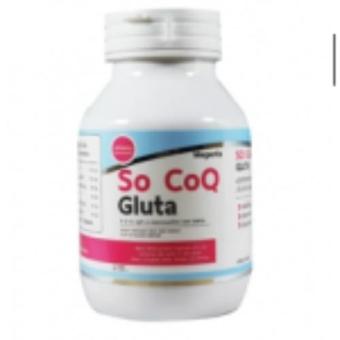 Megenta So CoQ Gluta & Collagen 1,000 Mg. โซโคคิว กลูต้า โซคิ้ว กลูต้าหิมะ 30 เม็ด (1 กระปุก) Megenta So CoQ Gluta & Collagen 1,000 Mg. โซโคคิว กลูต้า โซคิ้ว กลูต้าหิมะ 30 เม็ด (1 กระปุก)