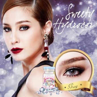 คอนแทคเลนส์ตาฝรั่ง รุ่น Sweety Hydrocor Gray ลายยอดนิยม (สีเทา) ค่าสายตา 0.00 พร้อมตลับใส่ คอนแทคเลนส์ตาฝรั่ง รุ่น Sweety Hydrocor Gray ลายยอดนิยม (สีเทา) ค่าสายตา 0.00 พร้อมตลับใส่