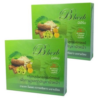 B Herb บีเฮิร์บ ครีมสมุนไพรสูตรมหัศจรรย์ รักษาสิว ฝ้า กระ จุดด่างดำ ชุดทดลอง (2 ชุด) B Herb บีเฮิร์บ ครีมสมุนไพรสูตรมหัศจรรย์ รักษาสิว ฝ้า กระ จุดด่างดำ ชุดทดลอง (2 ชุด)