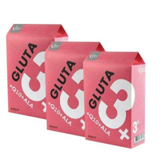 Perfect health Gluta 3+ Q10+ALA Perfect health 3 กล่อง (30 เม็ด/กล่อง) Perfect health Gluta 3+ Q10+ALA Perfect health 3 กล่อง (30 เม็ด/กล่อง)
