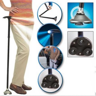 DUGADEE Trusty Cane Magic Caneไม้เท้าช่วยเดิน ไม้ช่วยพยุงเดิน พับได้ อุปกรณ์ช่วยเดิน ดูแลผู้สูงอายุ เครื่องช่วยเดินblack DUGADEE Trusty Cane Magic Caneไม้เท้าช่วยเดิน ไม้ช่วยพยุงเดิน พับได้ อุปกรณ์ช่วยเดิน ดูแลผู้สูงอายุ เครื่องช่วยเดินblack