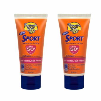 ครีมกันแดดกันเหงื่อสำหรับเล่นกีฬา Banana Boat Ultra Sport Sunscreen Lotion SPF50+ PA+++ (2 หลอด) ครีมกันแดดกันเหงื่อสำหรับเล่นกีฬา Banana Boat Ultra Sport Sunscreen Lotion SPF50+ PA+++ (2 หลอด)