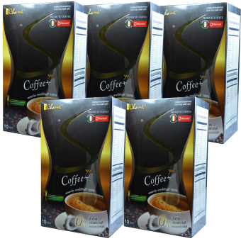Chame' Sye Coffee Plus ชาเม่ ซายน์ กาแฟลดน้ำหนัก เกรดพรีเมี่ยม บรรจุ 10 ซอง (5 กล่อง) Chame' Sye Coffee Plus ชาเม่ ซายน์ กาแฟลดน้ำหนัก เกรดพรีเมี่ยม บรรจุ 10 ซอง (5 กล่อง)