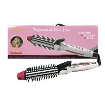 ประเทศไทย JMF Twosister เครื่องม้วนผม เครื่องหนีบผม หวีแกนร้อน โรลม้วนผม 3in1 รุ่น CDA-2216D (สีขาว)