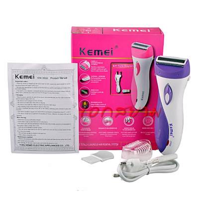 เครื่องโกนขนไร้สาย Kemei KM-3018 - ปัตตาเลี่ยน, แบตตาเลี่ยนไร้สาย