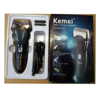 ซื้อ/ขาย Kemei เครื่องโกนหนวดไฟฟ้า แบบพกพา รุ่น KM-6538 (Black)