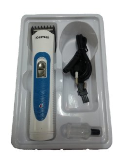 ซื้อ/ขาย Kemei ปัตตาเลี่ยนไร้สายขนาดพกพา สำหรับชาร์จ รุ่น KM-7013 ( สีฟ้า )