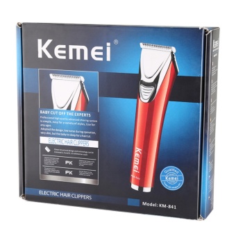 จัดโปรโมชั่น แบตตาเลี่ยน ปัตตาเลี่ยนตัดผม Kemei ปัตตาเลี่ยนไร้สายแบบชาร์จพร้อมอุปกรณ์ตัดแต่งทรงผม รุ่น KM-841 อยากขาย แบตตาเลี่ยน ปัตตาเลี่ยนตัดผม Kemei ปัตตาเลี่ยนไร้สายแบบชาร์จพร้อมอุปกรณ์ตัดแต่งทรงผม รุ่น KM-841