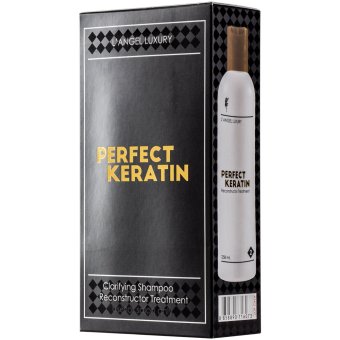 L'ANGEL Perfect Keratin Professional Use เพอร์เฟ็ค เคราติน 258ml.x2 กล่องดำ L'ANGEL Perfect Keratin Professional Use เพอร์เฟ็ค เคราติน 258ml.x2 กล่องดำ