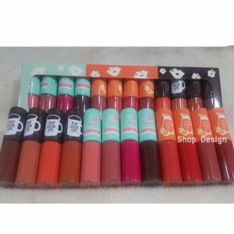 lip เนื้อแมท mini 1 เซท 12 สีสวย lip เนื้อแมท mini 1 เซท 12 สีสวย