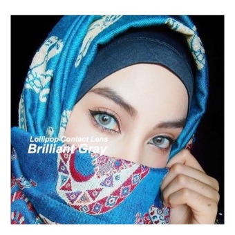 Lollipop คอนแทคเลนส์ รุ่น Brilliant Gray แบบแฟชั่นสายตาปกติพร้อมตลับใส่ (สีเทา) 1 คู่ July 2018 - 5 lollipop คอนแทคเลนส์ รุ่น brilliant gray แบบแฟชั่นสายตาปกติพร้อมตลับใส่ (สีเทา) 1 คู่ - 5