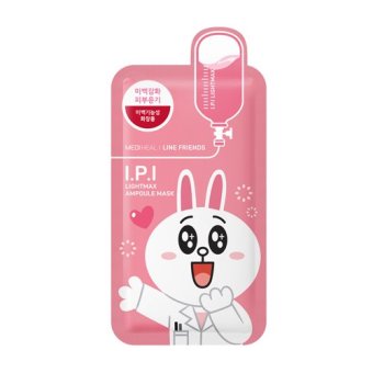 Medi Heal Line Friends I.P.I. Lightmax Ampoule Mask (27 ml.) 4 แผ่น Medi Heal Line Friends I.P.I. Lightmax Ampoule Mask (27 ml.) 4 แผ่น