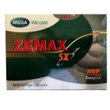 Mega We Care Zemax SX 30 capsules (ZMA) อาหารเสริมชาย เสริมฮอร์โมน สุขภาพเพศชายและกล้ามเนื้อ