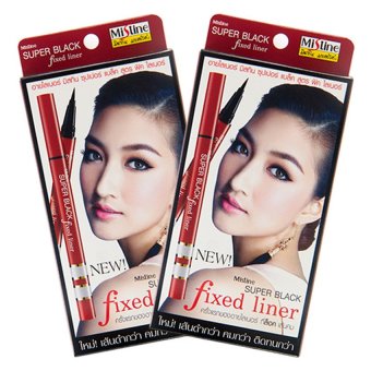 ต้องการขายด่วน Mistineที่เขียนขอบตาSuper Black Fixed Liner - 2ชิ้น ขอเสนอ Mistineที่เขียนขอบตาSuper Black Fixed Liner - 2ชิ้น