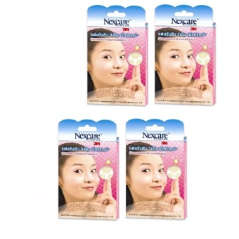 2561 NEXCARE 3M Nexcare First Aidแผ่นซับสิว18ชิ้น(4กล่อง)