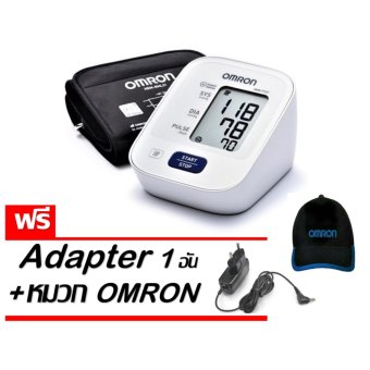 OMRON เครื่องวัดความดันโลหิตอัตโนมัติ รุ่น HEM-7121 (แถมฟรี Adapter Omron และ หมวก Omron มูลค่าราคา 699 บาท)