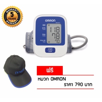 Omron เครื่องวัดความดันโลหิตดิจิตอล รุ่น HEM-8712 (แถมฟรี หมวก Omron)