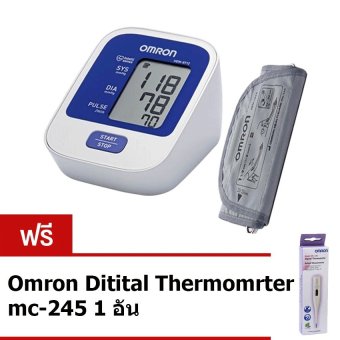 OMRON เครื่องวัดความดัน รุ่น HEM-8712 (Omron Ditital Thermomrter mc-245 1 อัน)