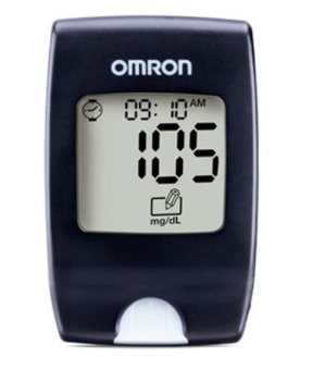 OMRON เครื่องวัดน้ำตาลในเลือด รุ่น HGM - 111 (Black)