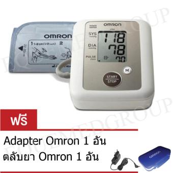 Omron Made in JAPAN เครื่องวัดความดันโลหิต รุ่น JPN2 แถมฟรี Adapter และตลับยา Omron 1 อัน