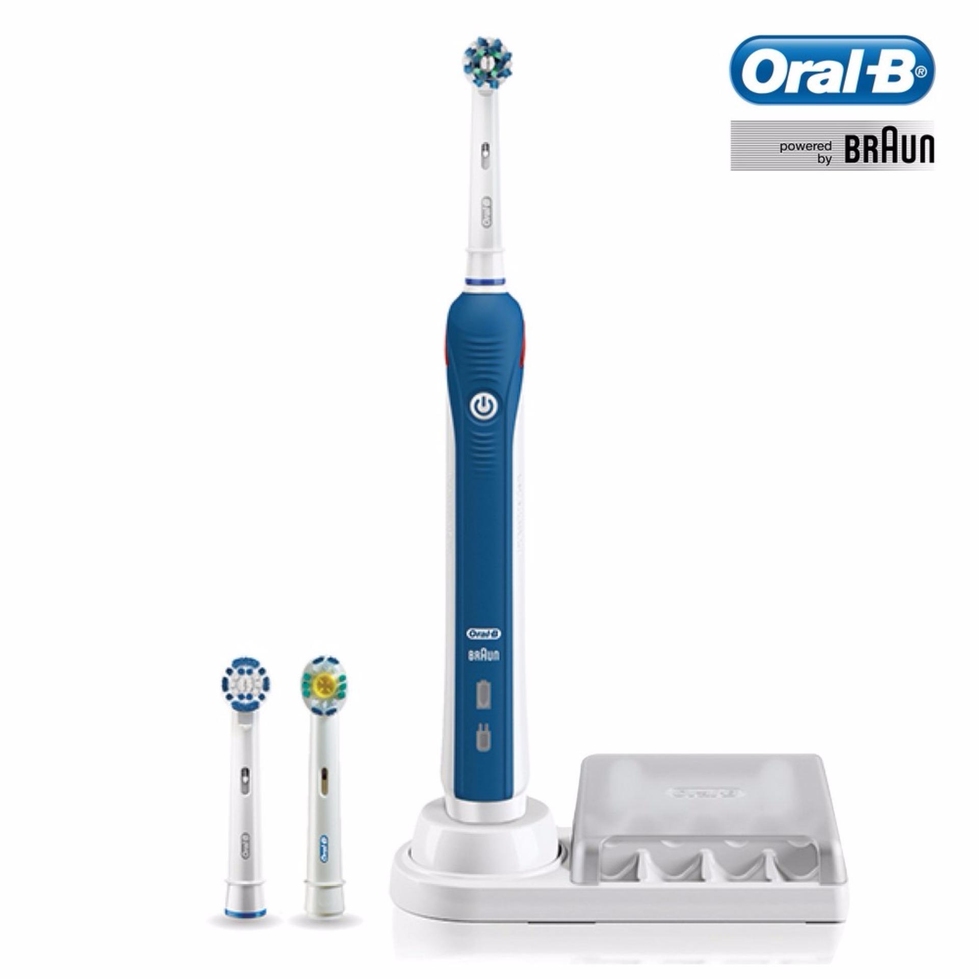 แปรงสีฟันไฟฟ้า ทำความสะอาดทุกซี่ฟันอย่างหมดจด แม่ฮ่องสอน แปรงสีฟันไฟฟ้า Oral B PRO3000  D20 535 4M 