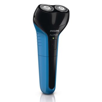 ซื้อ/ขาย PHILIPS เครื่องโกนหนวดแบบเปียกและแห้ง Aqua Touch รุ่น AT600 (สีดำ-ฟ้า)