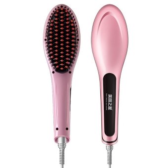 2560 เครื่องหนีบผม ที่หนีบผม เครื่องรีดผม (Pink)