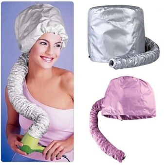 Portable Soft Hair Drying Cap Bonnet Hood Hat Blow Dryer Attachment Curlformers - intl Portable Soft Hair Drying Cap Bonnet Hood Hat Blow Dryer Attachment Curlformers - intl