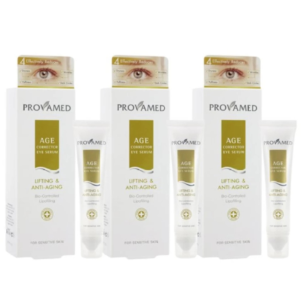 Provamed Age Corrector Eye serum 15ml 3หลอด : image Provamed Age Corrector Eye serum 15ml 3หลอด