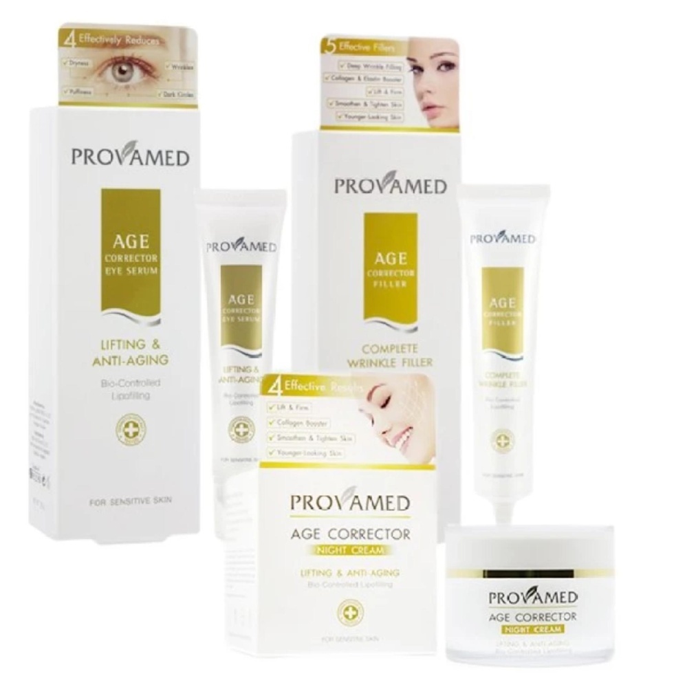 Provamed Age Corrector Set CC Filler Eye Serum Night Cream : image Provamed Age Corrector Set CC Filler Eye Serum Night Cream