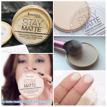 ประเทศไทย Rimmel Stay Matte Pressed Powder #Transparent 14 g. เนื้อแป้งสีโปร่งใช้ได้กับทุกสภาพผิว รุ่นนี้โด่งดังมากในโต๊ะเครื่องแป้งของ Pantip