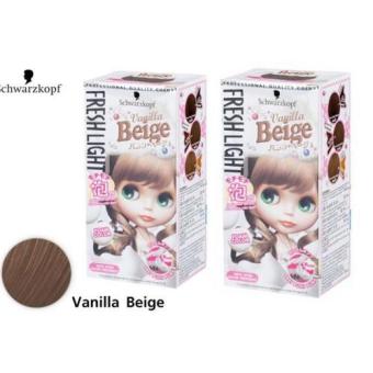Schwarzkopf Vannila Beige Foam color สีย้อมผมชนิดโฟมสีบลอนด์เบจ x 2กล่อง Schwarzkopf Vannila Beige Foam color สีย้อมผมชนิดโฟมสีบลอนด์เบจ x 2กล่อง